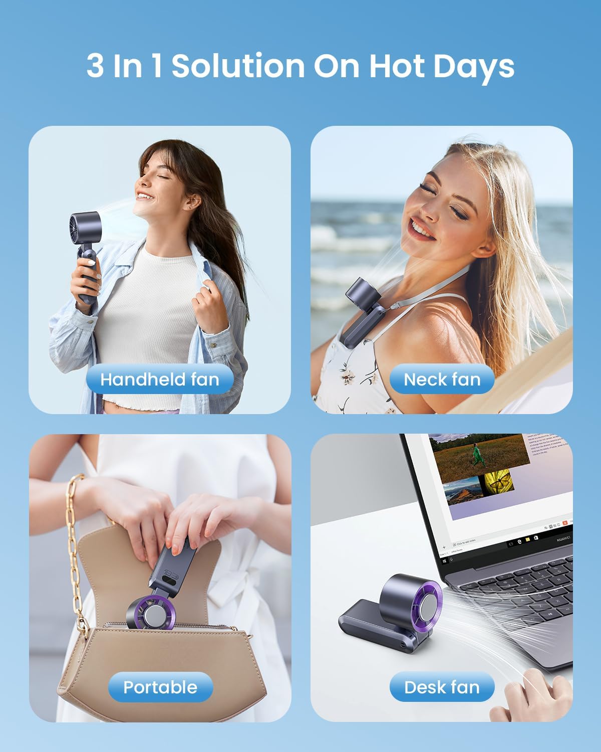 Turbo Ice Personal Cooling Fan