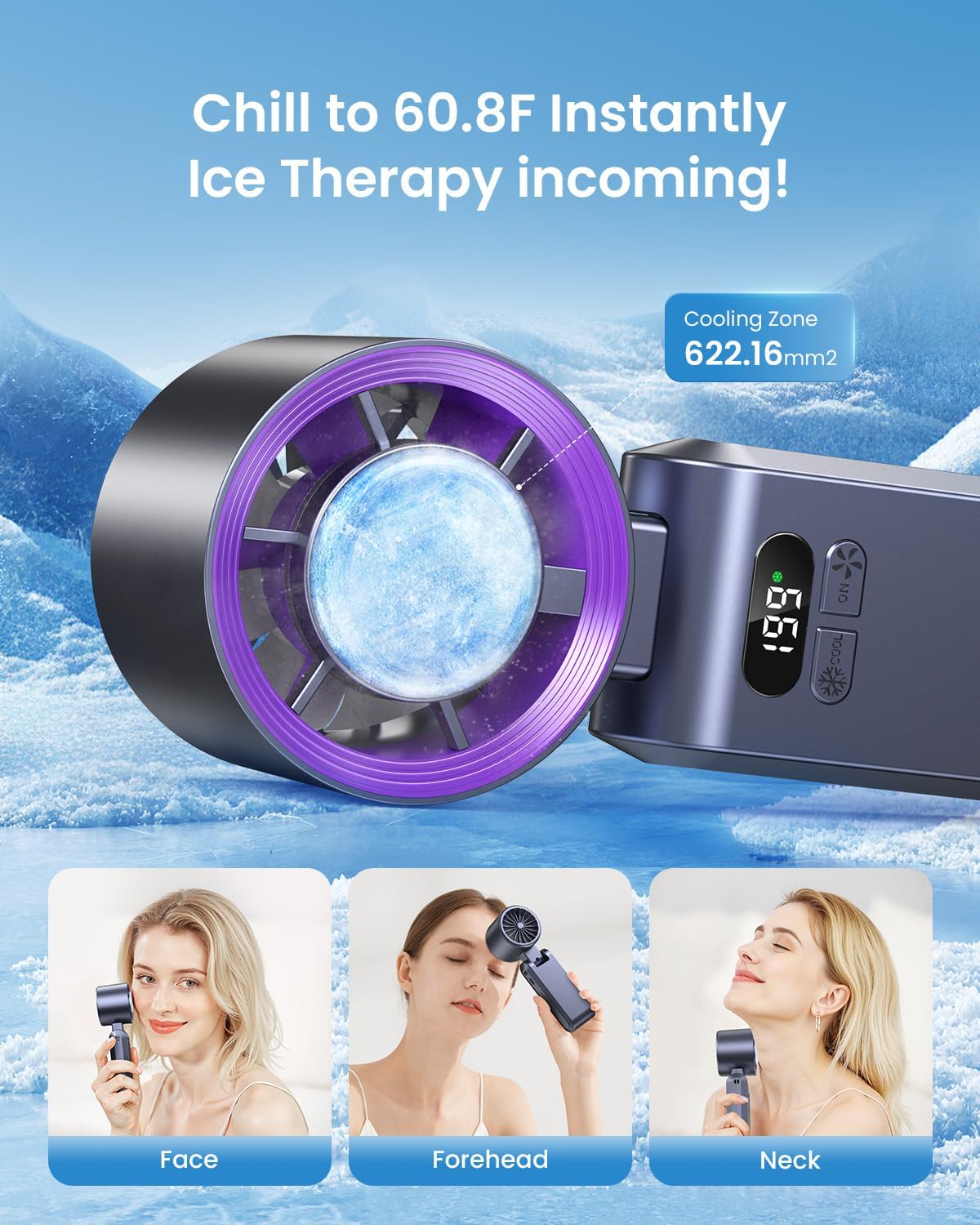 Turbo Ice Personal Cooling Fan